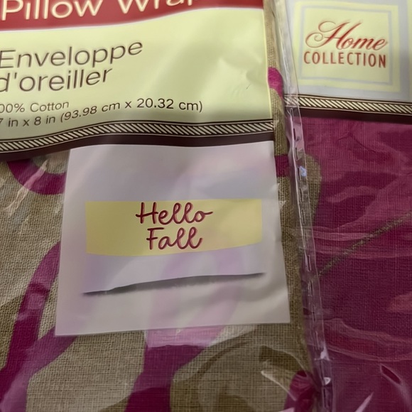 New Set of Two “grateful” and “Hello Fall” Home Collection Pillow Wraps - Picture 4 of 11